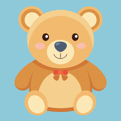 Obraz premium illustration of teddy bear 