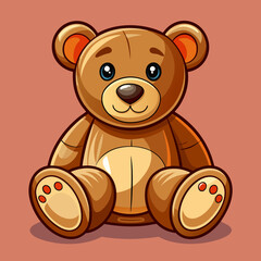 Fototapeta premium illustration of teddy bear 