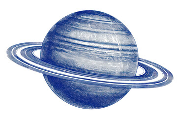 PNG  Antique of saturn planet sketch space.