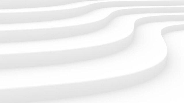 Abstract Background endless loop White curve sine polygonal . Curve animation moving slow move background.	
