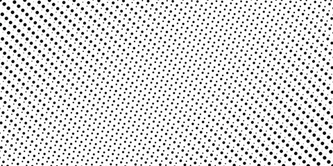 Halftone fade gradient background. Black and white comic backdrop. Monochrome points vector.