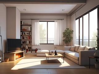 Fototapeta premium Cozy Living Room Inspiration Photography Art