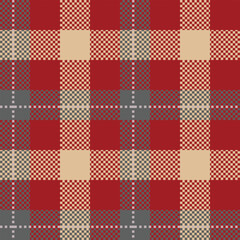 Tartan Seamless Pattern. Sweet Checker Pattern Template for Design Ornament. Seamless Fabric Texture.