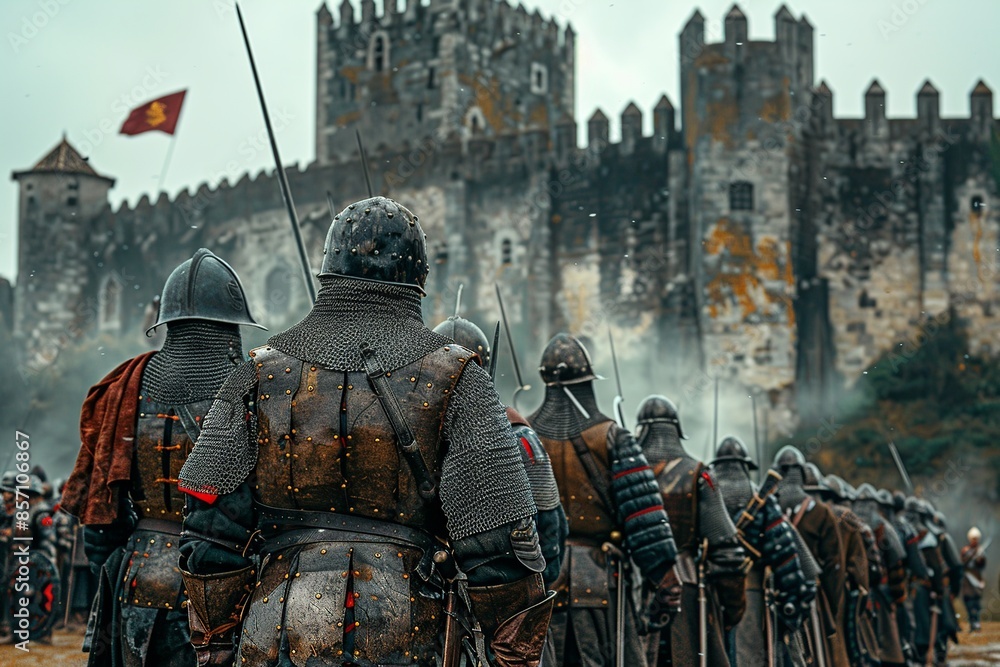 Poster embark on a historical journey with this professional image capturing the portuguese army during the