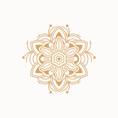 Ornamental mandala design background