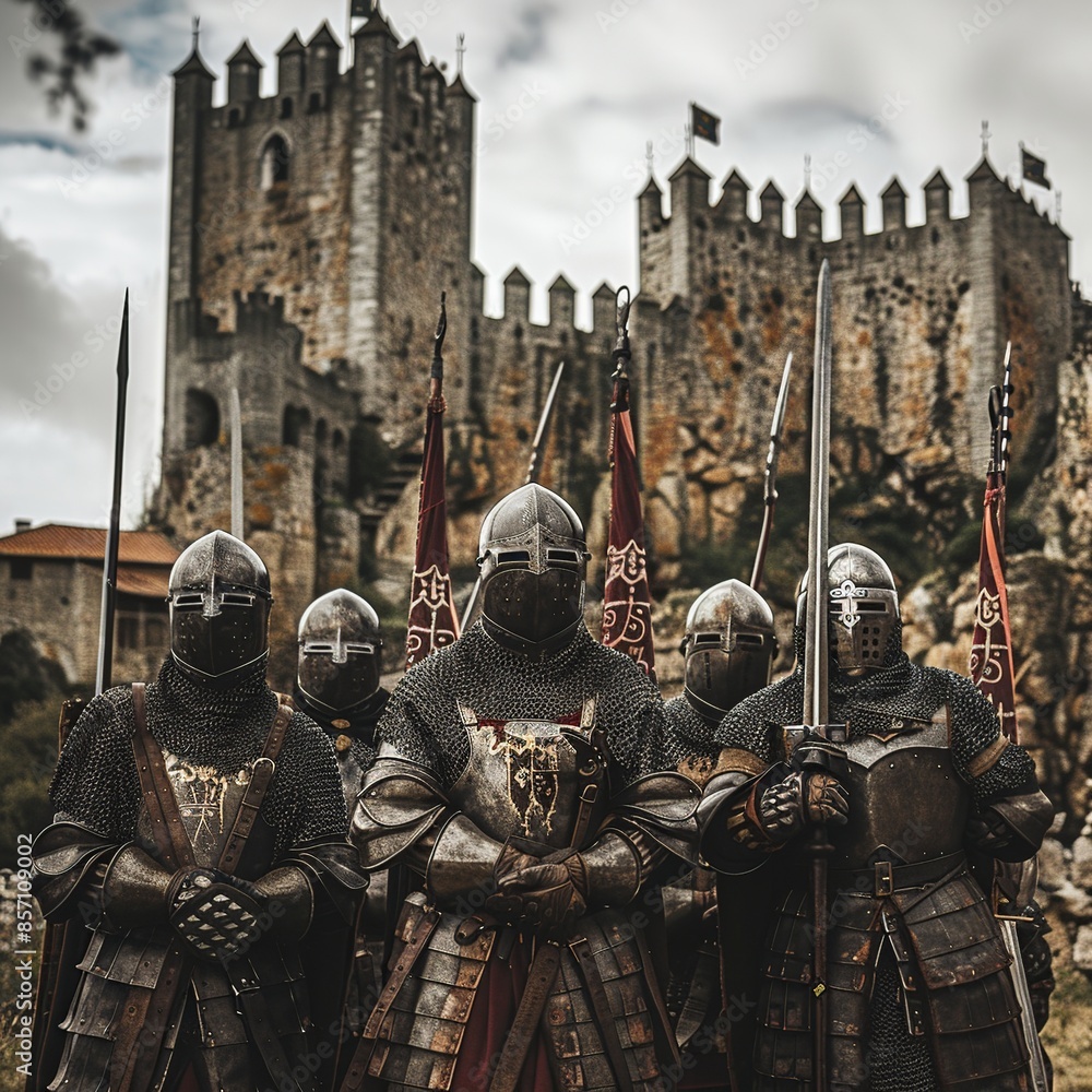 Poster embark on a historical journey with this professional image capturing the portuguese army during the