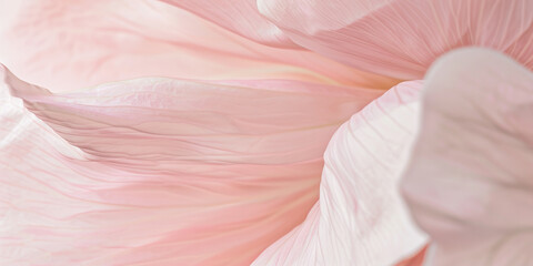 Fototapeta premium Delicate Pink Flower Petal Close Up Soft and Abstract Nature