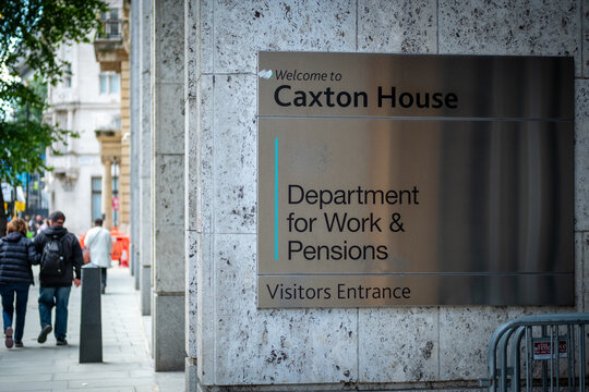 LONDON- Department for Work & Pensions at Caxton House in Westminster,