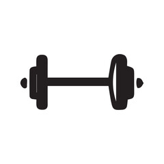 Gym icon. Vector different dumbbells.Black mark design. Dumbbell concept. Sports silhouette icon . trendy flat style.