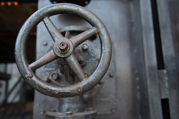 Fabryka Norblina, stare zawory, zaw&oacute;r, zamknięcie, hydraulika, vintage, zabytek