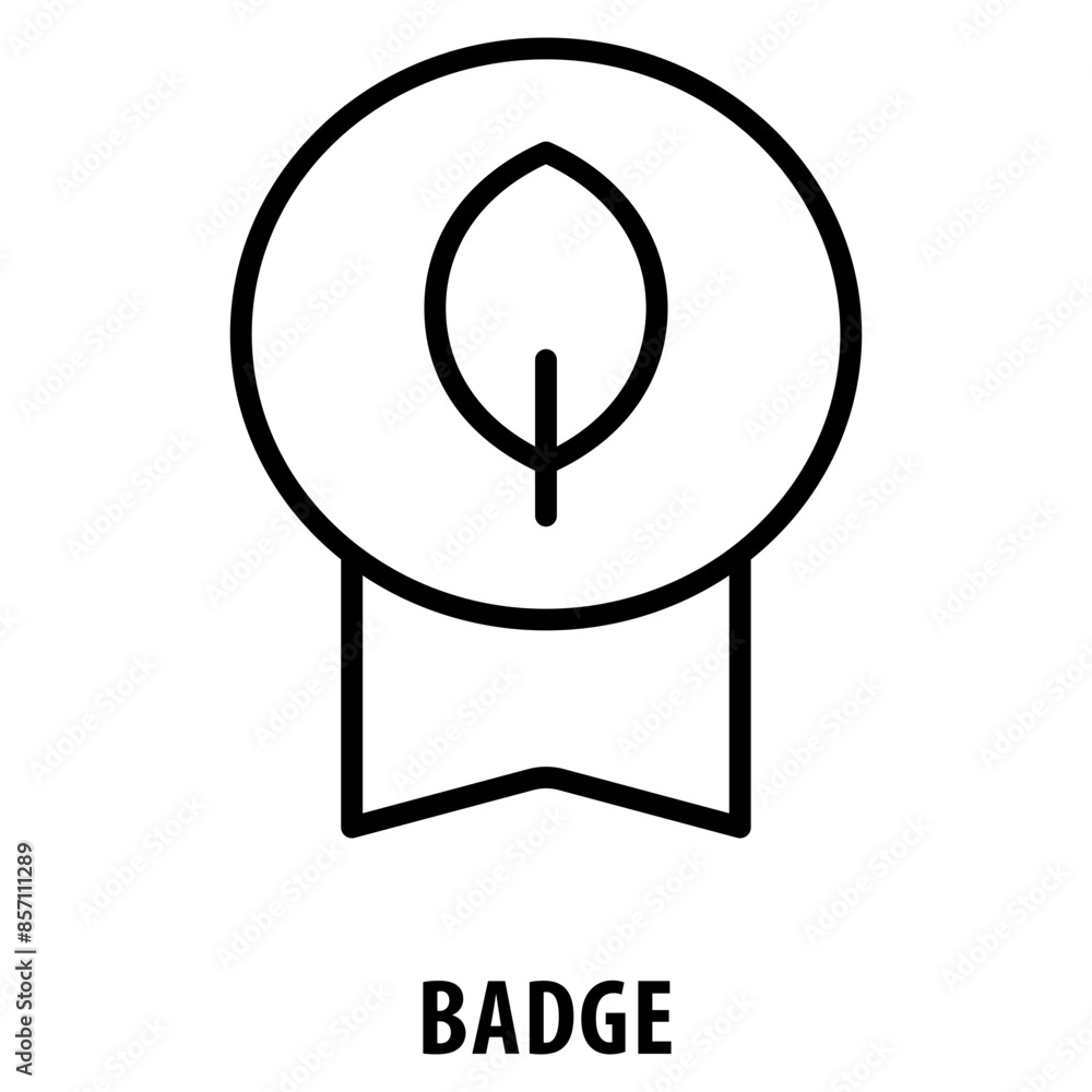 Poster badge icon simple and easy to edit for your design elements