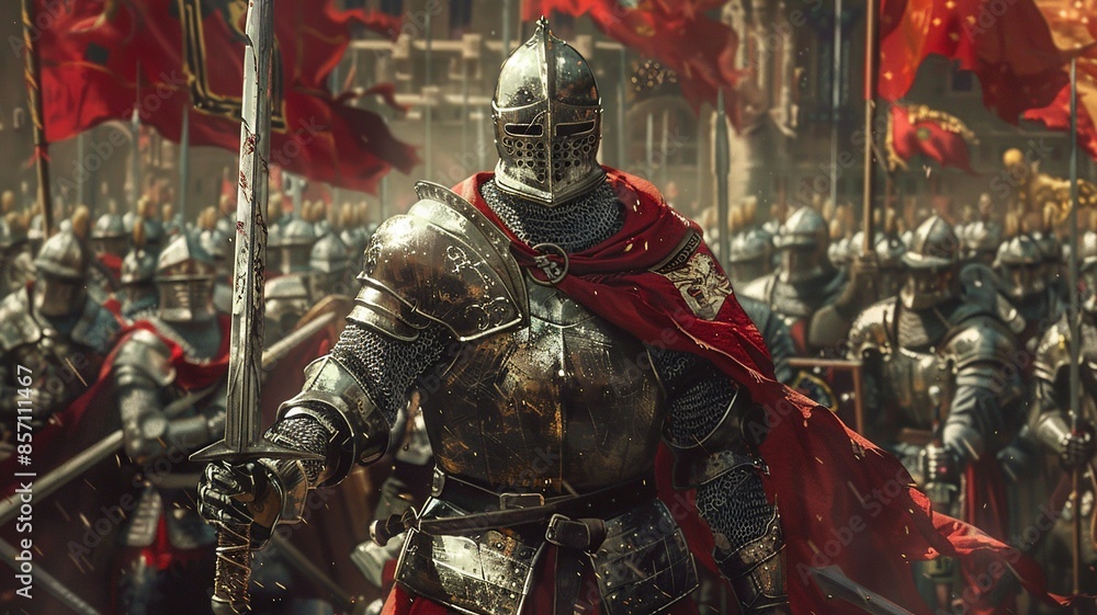 Poster embark on a historical journey with this professional image capturing the portuguese army during the
