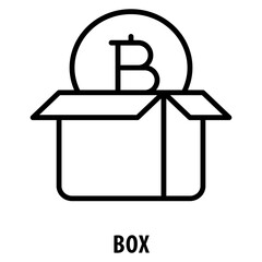 Box Icon simple and easy to edit for your design elements