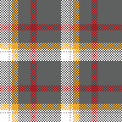 Tartan Seamless Pattern. Sweet Checkerboard Pattern Traditional Scottish Woven Fabric. Lumberjack Shirt Flannel Textile. Pattern Tile Swatch Included.