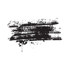 Abstract Brush Effect Vector Illustration