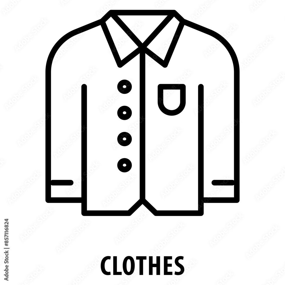 Poster clothes icon simple and easy to edit for your design elements