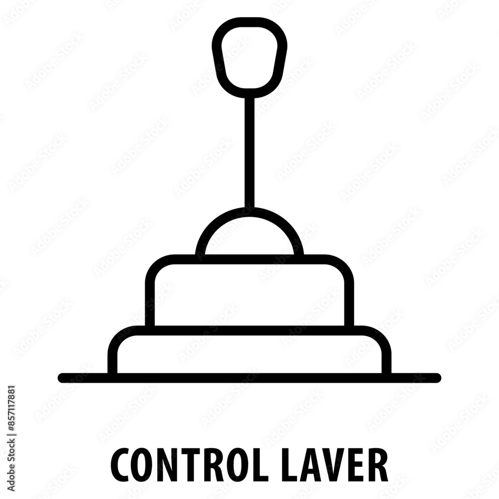 Poster control laver icon simple and easy to edit for your design elements