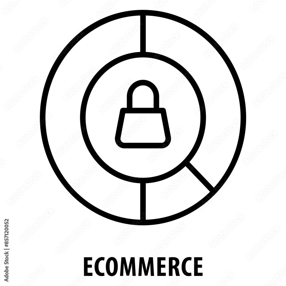 Poster ecommerce icon simple and easy to edit for your design elements
