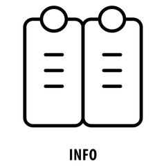 info Icon simple and easy to edit for your design elements