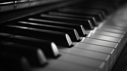 Fototapeta premium close up of piano keys