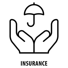 Insurance Icon simple and easy to edit for your design elements