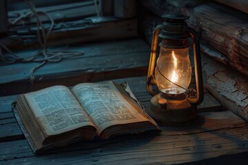 A book sitting on a wooden table, perfect for educational or office settings