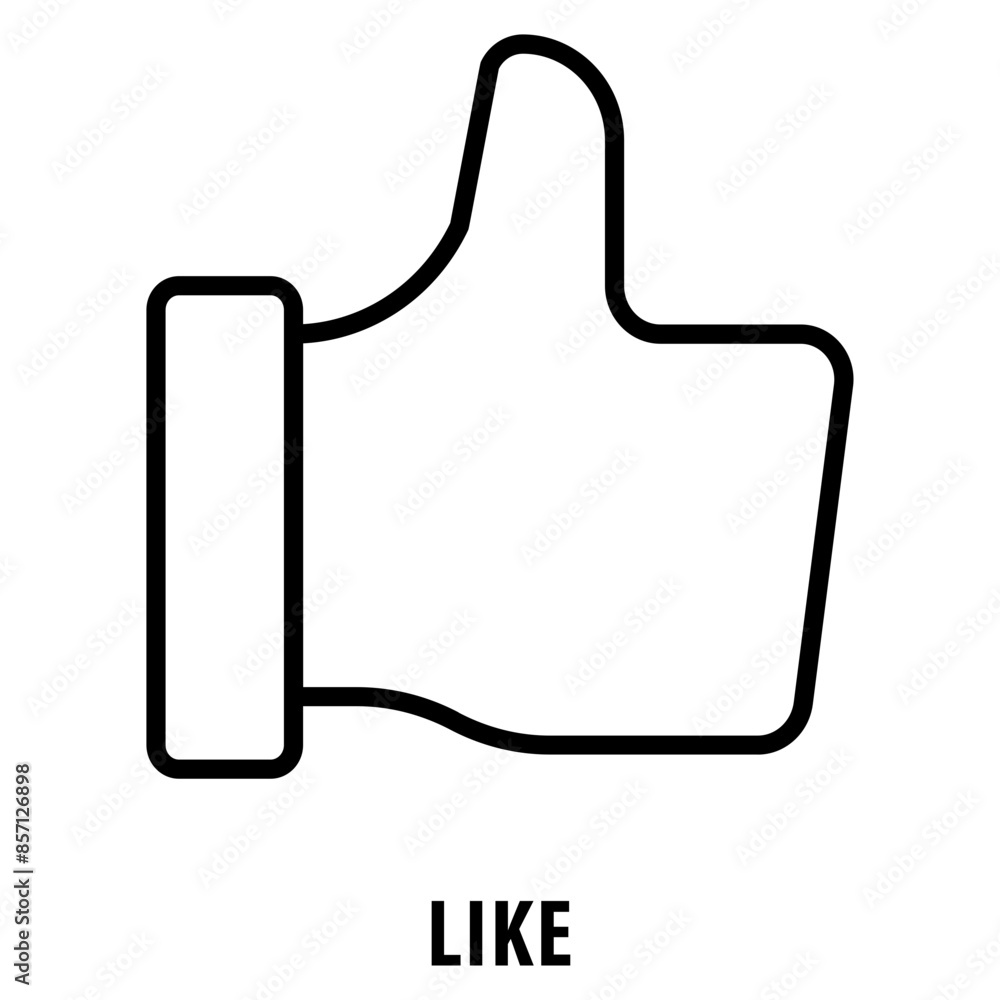 Poster like icon simple and easy to edit for your design elements