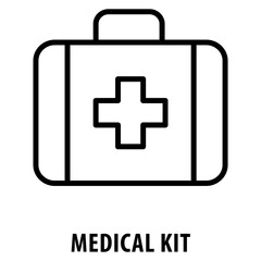 Medical Kit Icon simple and easy to edit for your design elements