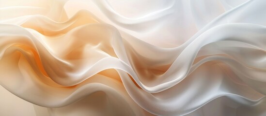 Fototapeta premium Abstract Drapery of Delicate Fabric
