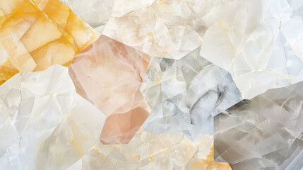 Abstract stone background with soft gradient colors and geometric pattern. Light contemporary surface design