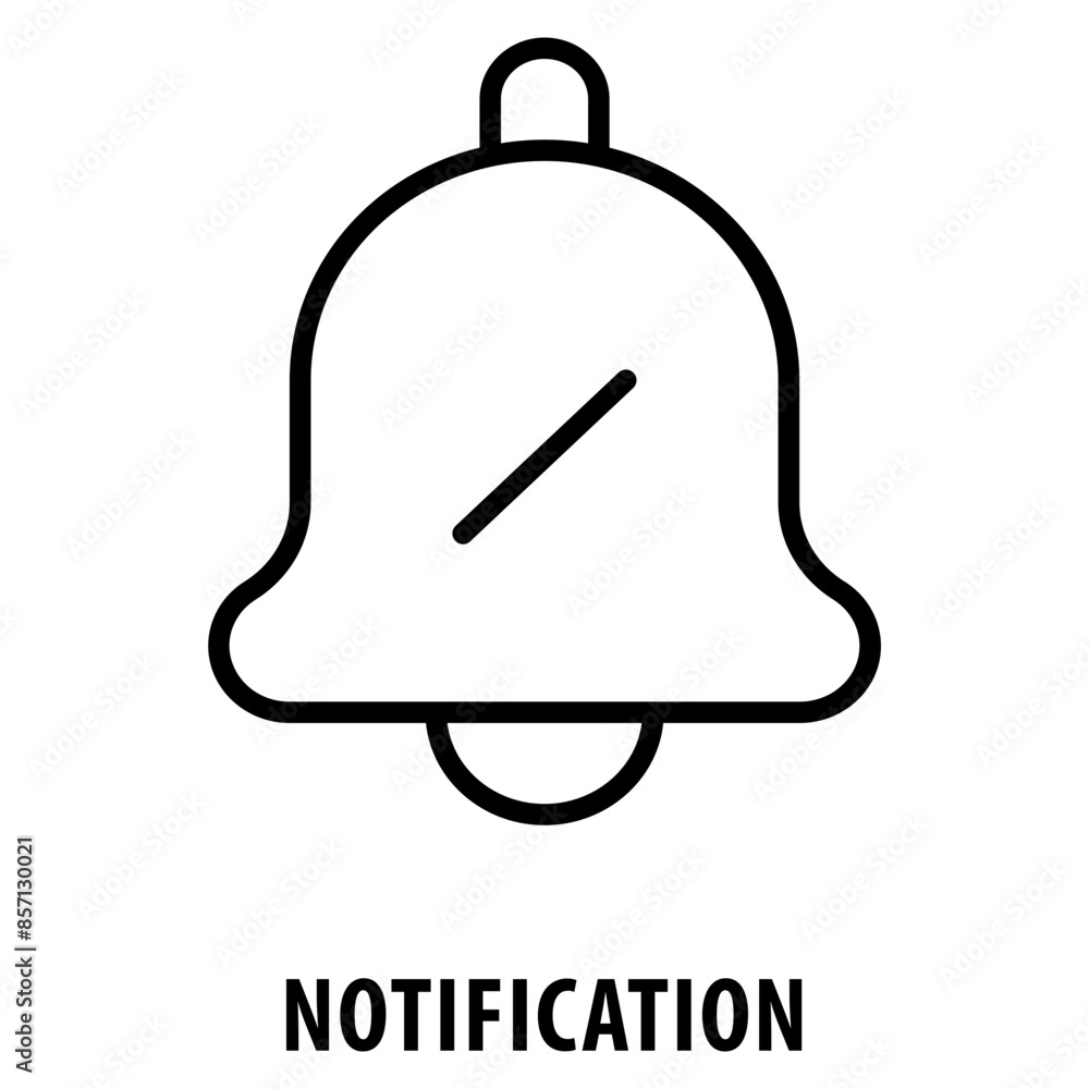 Poster notification icon simple and easy to edit for your design elements