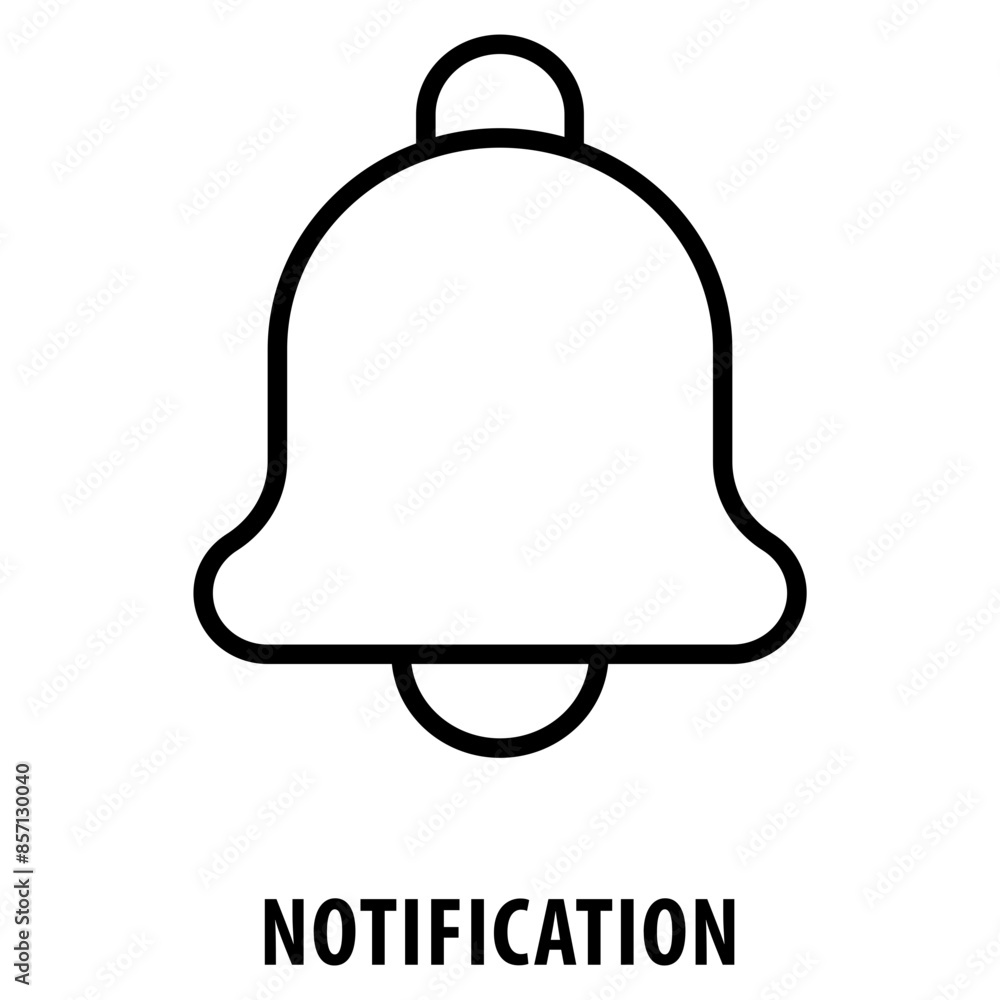 Poster notification icon simple and easy to edit for your design elements
