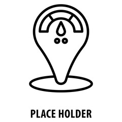 Place Holder Icon simple and easy to edit for your design elements