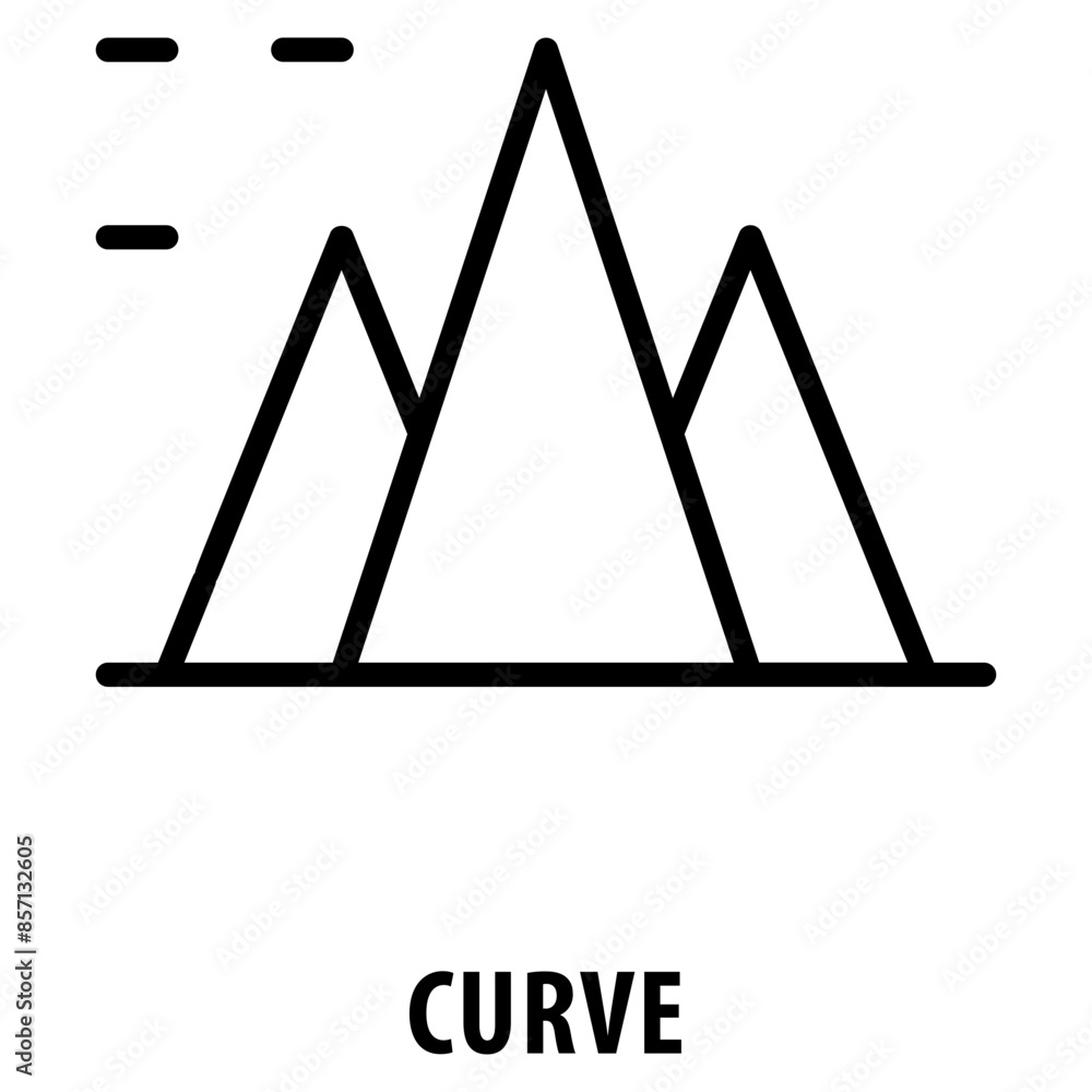 Poster pyramid chart icon simple and easy to edit for your design elements