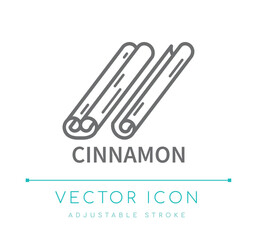 Cinnamon Line Icon