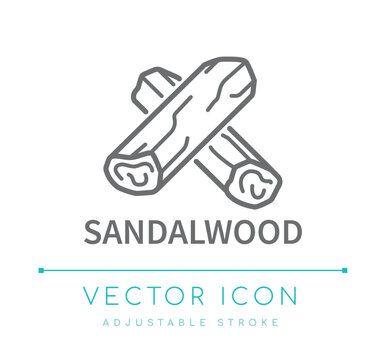 Sandalwood Line Icon