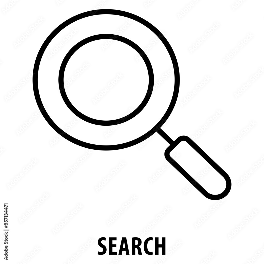Poster search icon simple and easy to edit for your design elements