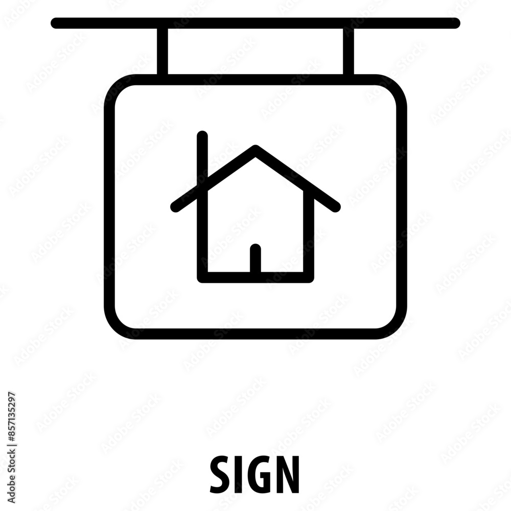 Aufkleber sign icon simple and easy to edit for your design elements