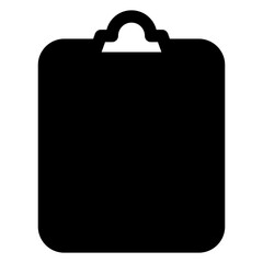 clipboard  glyph  icon vector illustration isolated on white background