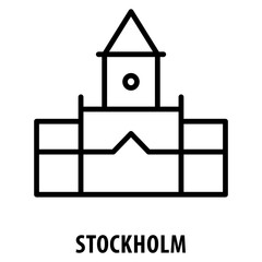 Stockholm Icon simple and easy to edit for your design elements