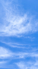 blue sky with clouds