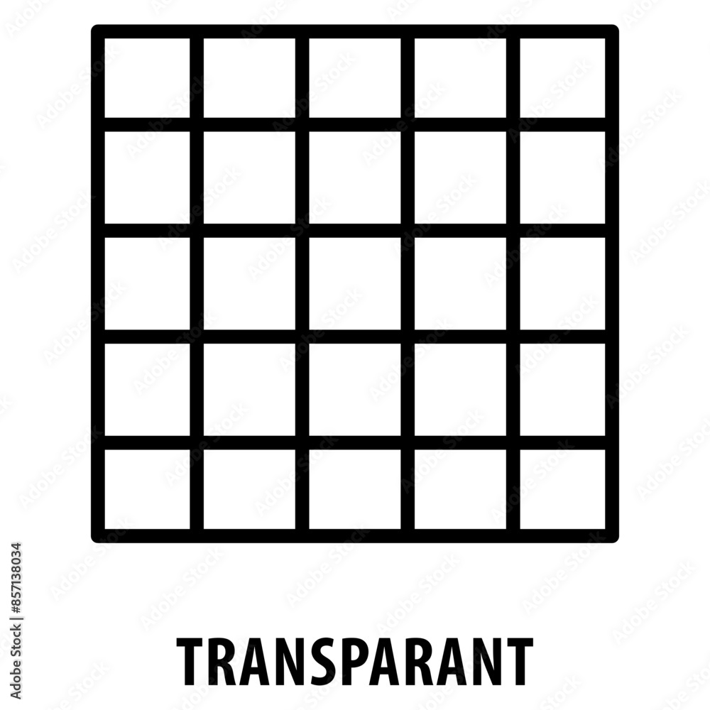 Poster transparant icon simple and easy to edit for your design elements