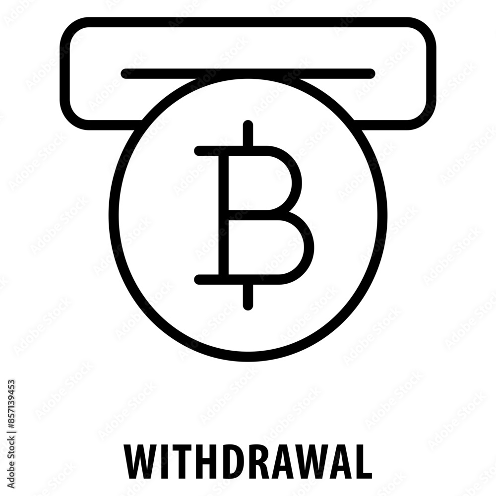 Poster withdrawal icon simple and easy to edit for your design elements