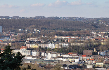 Wuppertal, Talblick nach Unterbarmen