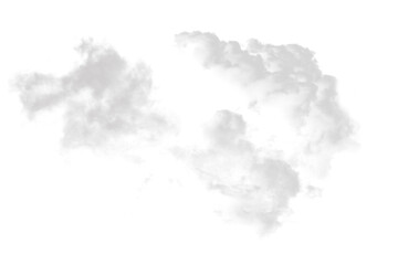 Obraz premium Fog clouds climate on transparent backgrounds 3d illustrations