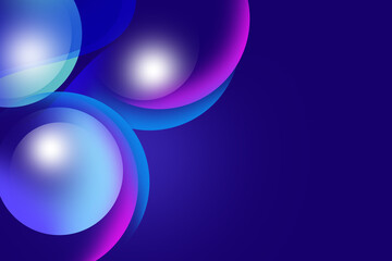 Abstract modern gradient neon soft light blue background with geometric circle wave pattern for Graphic Business hitech technology digital design illustration web template backdrop desktop wallpaper