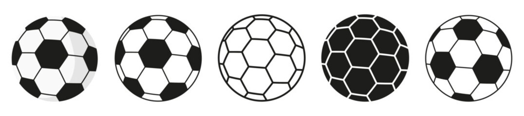 Football lBall  icon or Soccer Ball icon.2024 Football. Soccer or Football icon.Vector