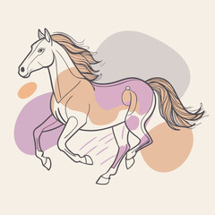 horse illustration