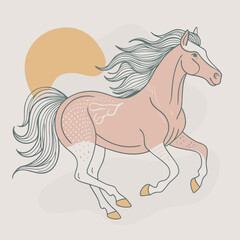 horse illustration