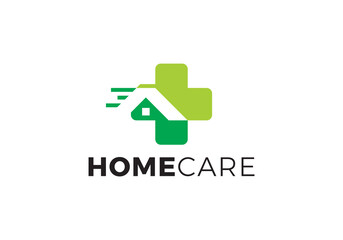 home care logo, health and medical vector design.